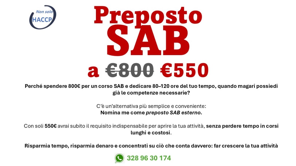 Preposto SAB esterno ex REC online